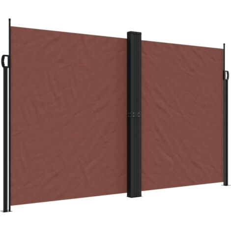 Auvent latéral rétractable marron 200x600 (1/5)