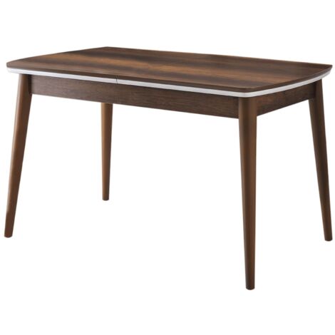 Petite table rectangulaire extensible 130 à 160cm Kleo-Marron (1/5)