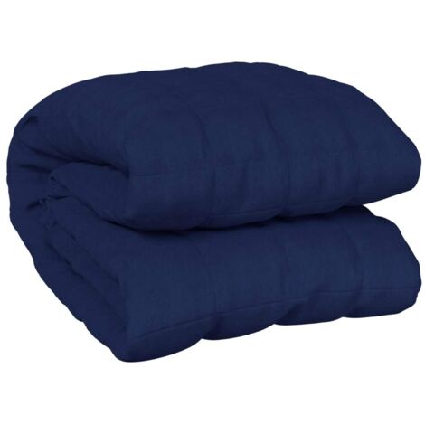 Couverture lestée Bleu 140x200 6 kg Tissu (1/5)