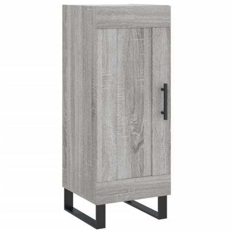 Buffet Sonoma gris 34,5x34x90 Bois d'ingénierie (1/5)