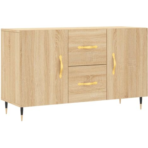 Buffet chêne sonoma 100x36x60 bois d'ingénierie (1/5)