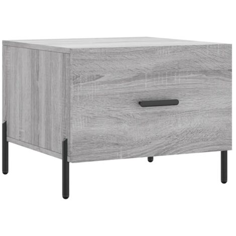 Table basse Sonoma gris 50x50x40 Bois d'ingénierie (1/5)