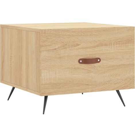Table basse Chêne sonoma 50x50x40 Bois d'ingénierie (1/5)
