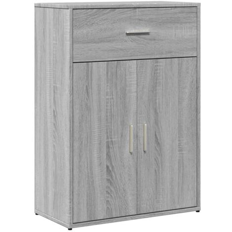 Buffet sonoma gris 60x30x84 bois d'ingénierie (1/5)