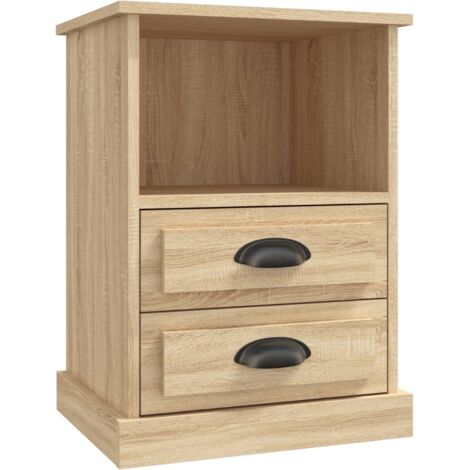 Table de chevet chêne sonoma 43x36x60 (1/5)