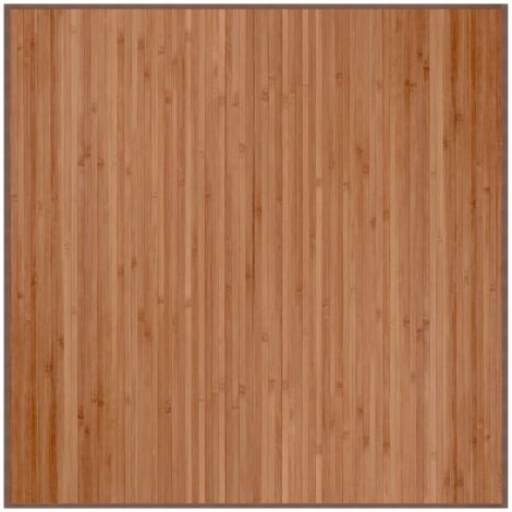 Tapis carré naturel 100x100 bambou (1/5)