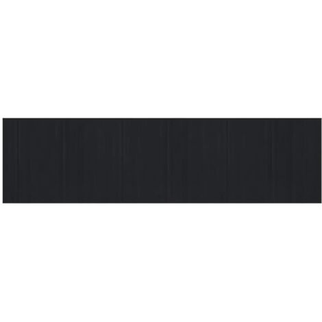 Tapis rectangulaire noir 80x300 bambou (1/5)