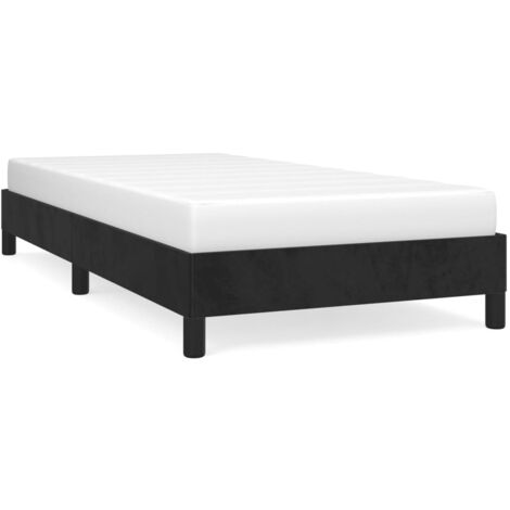 Cadre de lit Noir 80x200 Velours (1/5)