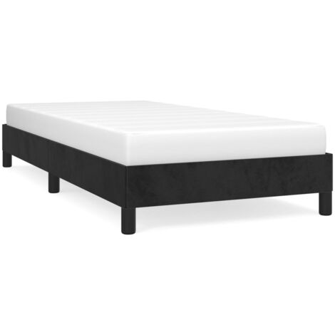 Cadre de lit Noir 90x190 Velours (1/5)