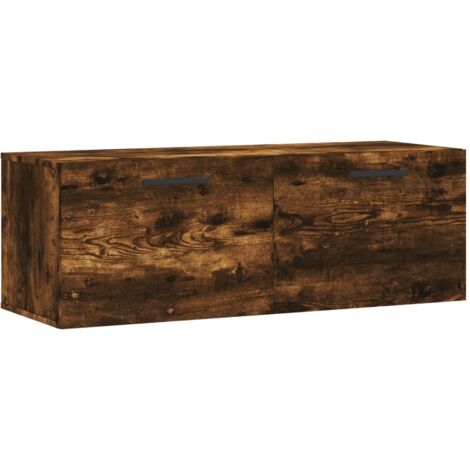 Armoire murale Chêne fumé 100x36,5x35 Bois d'ingénierie (1/5)