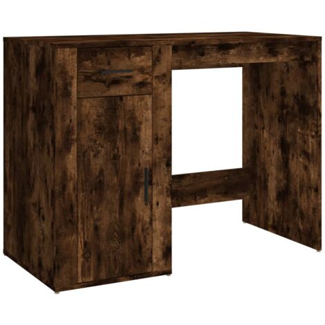 Bureau Chêne fumé 100x49x75 Bois d'ingénierie (1/5)