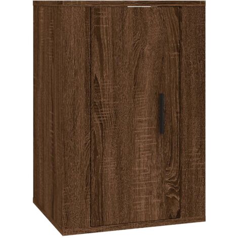 Meuble TV mural Chêne marron 40x34,5x60 (1/5)