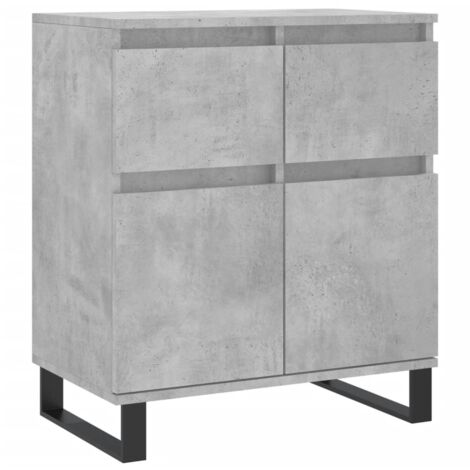 Buffet Gris béton 60x35x70 Bois d'ingénierie (1/5)