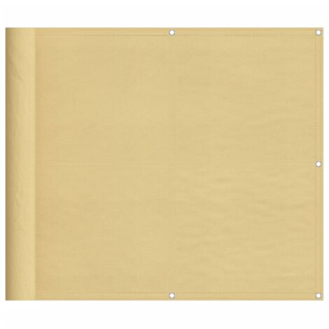 Écran de balcon sable 90x400 100% polyester oxford (1/5)