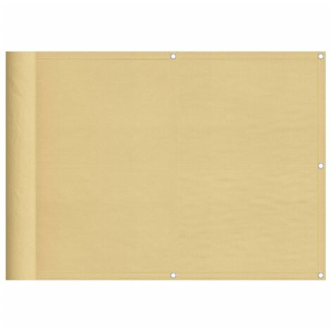 Écran de balcon sable 75x300 100% polyester oxford (1/5)