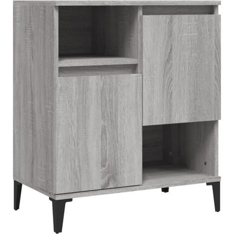 Buffet Sonoma gris 60x35x70 Bois d'ingénierie (1/5)