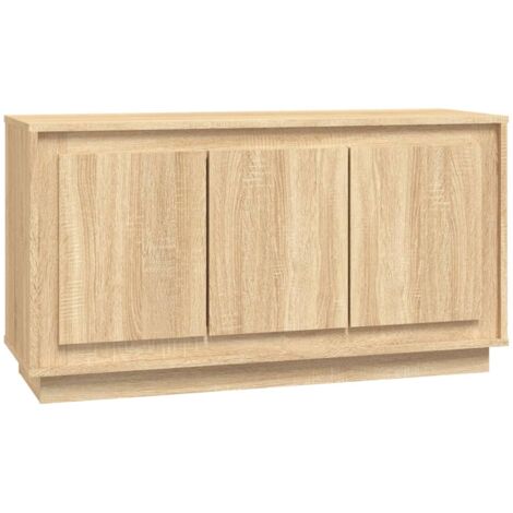 Buffet chêne sonoma 102x35x55 bois d'ingénierie (1/5)