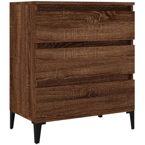 Buffet Chêne marron 60x35x70 Bois d'ingénierie (1/5)