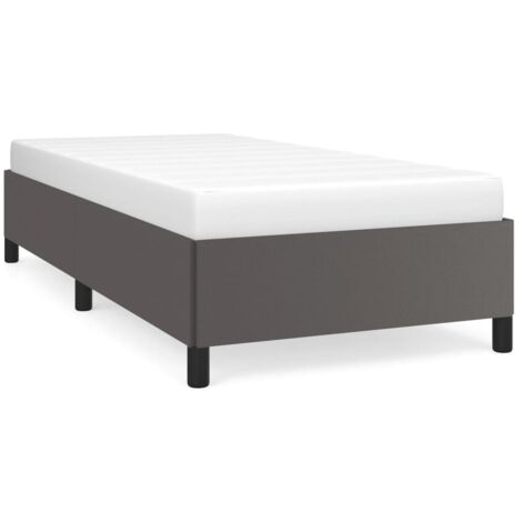 Cadre de lit Gris 80x200 Similicuir (1/5)