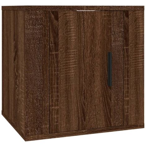 Meuble TV mural Chêne marron 40x34,5x40 (1/5)