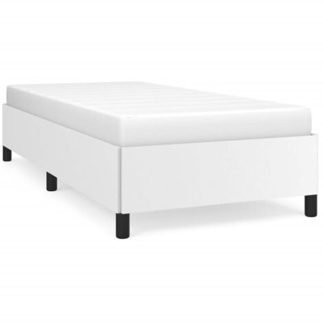 Cadre de lit Blanc 80x200 Similicuir (1/5)