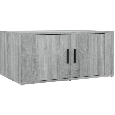 Table basse Sonoma gris 80x50x36 Bois d'ingénierie (1/5)