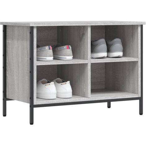 Armoire à chaussures sonoma gris 69x35x50 bois d'ingénierie (1/5)