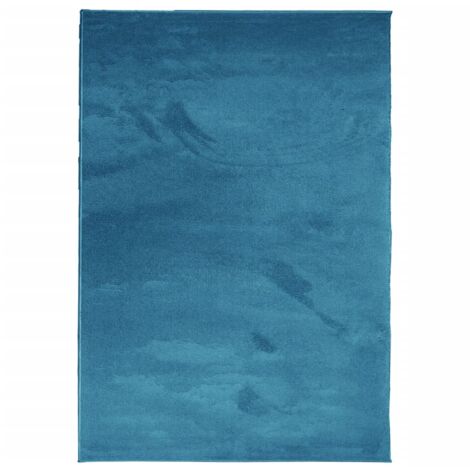 Tapis OVIEDO à poils courts turquoise 200x280 (1/5)