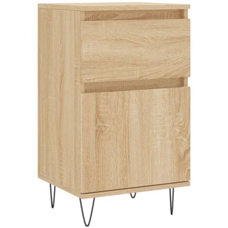 Buffet chêne sonoma 40x35x70 bois d'ingénierie (1/5)