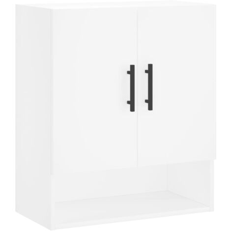 Armoire murale blanc 60x31x70 bois d'ingénierie (1/5)