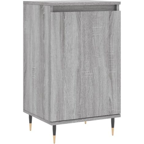 Buffet sonoma gris 40x35x70 bois d'ingénierie (1/5)