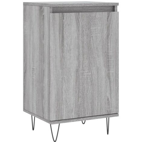 Buffet sonoma gris 40x35x70 bois d'ingénierie (1/5)