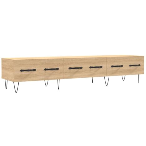 Meuble TV chêne sonoma 150x36x30 bois d'ingénierie (1/5)