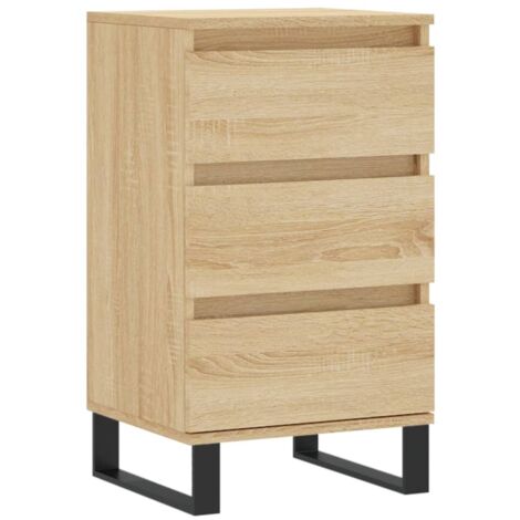 Buffet chêne sonoma 40x35x70 bois d'ingénierie (1/5)