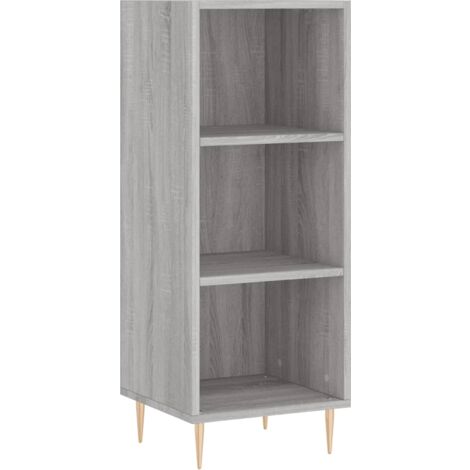 Buffet sonoma gris 34,5x32,5x90 bois d'ingénierie (1/5)