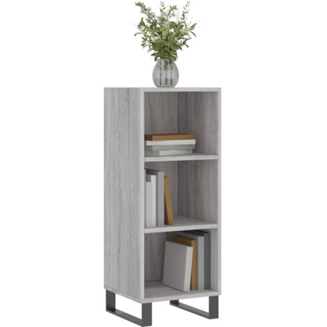Buffet sonoma gris 34,5x32,5x90 bois d'ingénierie (1/5)