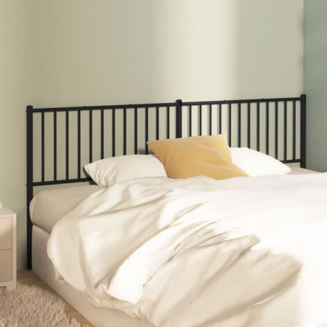 Tête de lit métal noir 200cm (1/5)