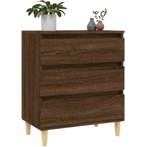 Buffet Chêne marron 60x35x70 Bois d'ingénierie (1/5)