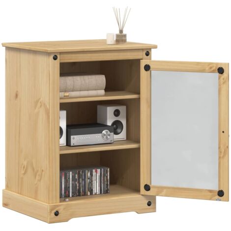 Meuble HiFi Corona 60x50x82 bois de pin massif (1/5)