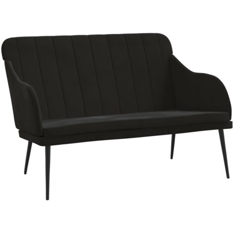 Banc Noir 110x76x80 Velours (1/5)