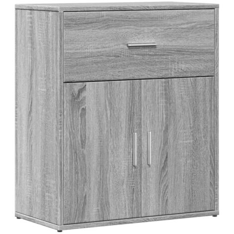 Buffet sonoma gris 60x31x70 bois d'ingénierie (1/5)