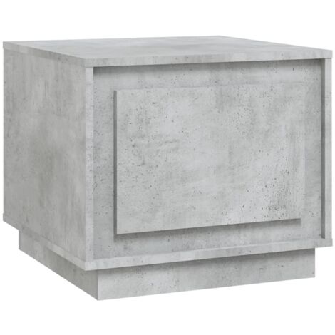 Table basse gris béton 51x50x44 bois d'ingénierie (1/5)