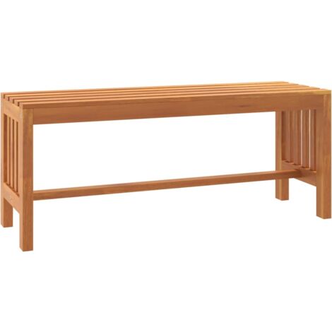 Banc de jardin 110cm bois massif d'eucalyptus (1/5)