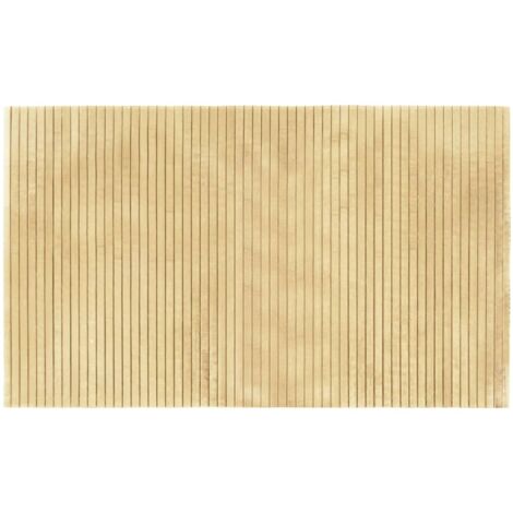 Tapis rectangulaire naturel clair 60x100 bambou (1/5)