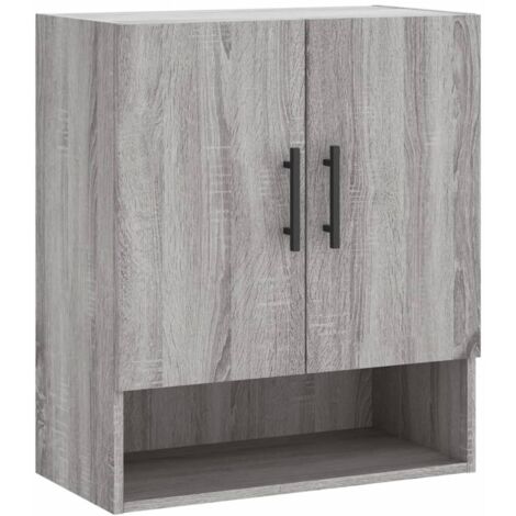 Armoire murale sonoma gris 60x31x70 bois d'ingénierie (1/5)