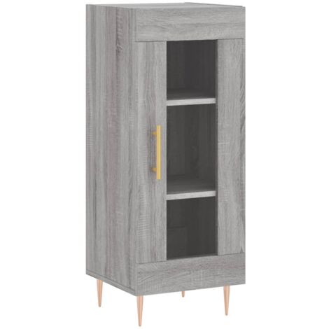 Buffet Sonoma gris 34,5x34x90 Bois d'ingénierie (1/5)