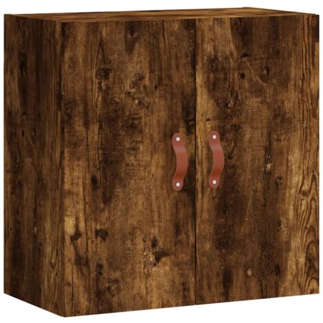 Armoire murale chêne fumé 60x31x60 bois d'ingénierie (1/5)