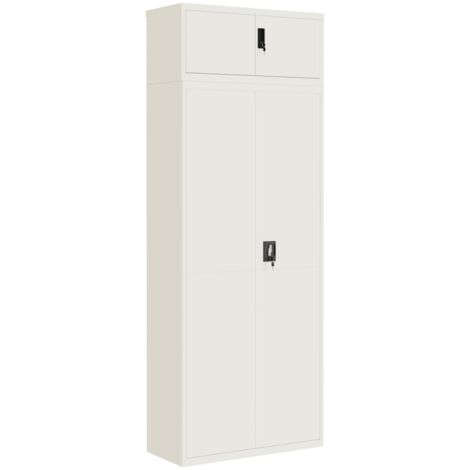 Classeur blanc 90x40x240 acier (1/5)
