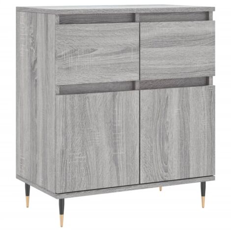 Buffet Sonoma gris 60x35x70 Bois d'ingénierie (1/5)