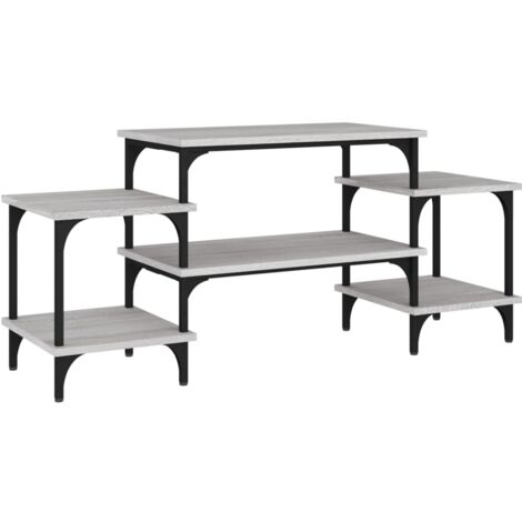 Meuble TV Sonoma gris 117x35x52 Bois d'ingénierie (1/5)